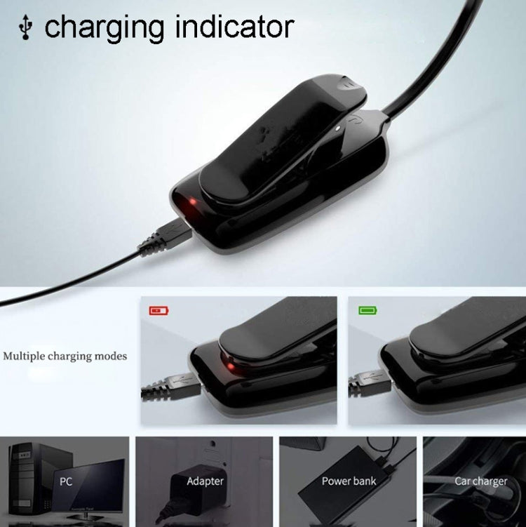 8021 Mini Book Clip Light LED Music Score Eye Protection Reading Lamp, Black, White