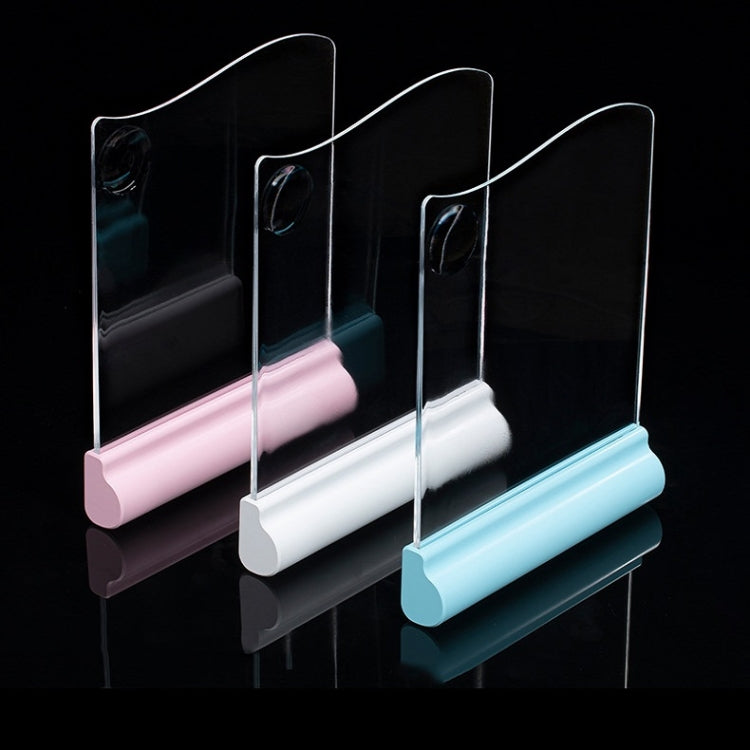 LED Acrylic Plate Eye Protection Night Reading Lamp, Pink, White, Blue