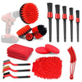 Car Wash Cleaning Brush Waterproof Car Wash Gloves, 18 PCS / Set