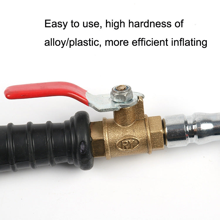 Car Tire Double-Ended Air Nozzle, T-type, Globe, Straight Handle, Straight Handle With Gaselet, Tobacco Bag With Gaselet