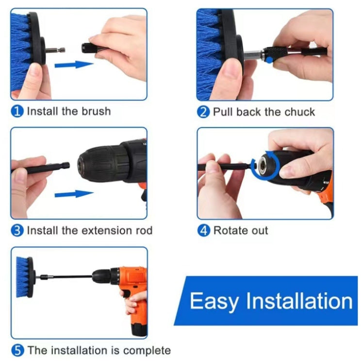 Outlet Slit Cleaning Brush Drilling Brush, 21 PCS / Set  A