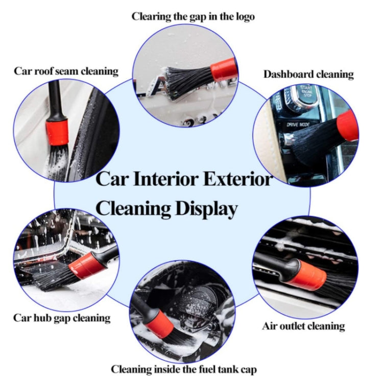 Double-Sided Towel Car Wash Gloves, 13 PCS / Set