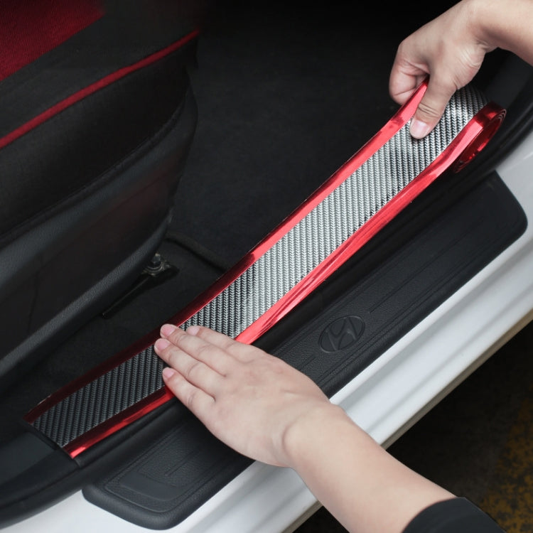 1m Car Bumper Anti-Collision Strip, Carbon Fiber Black 3cm, Carbon Fiber Black 5cm, Carbon Fiber Black 7cm, Carbon Fiber Black 10cm, Two-color Silver 3cm, Two-color Silver 5cm, Two-color Silver 7cm, Two-color Red 3cm, Two-color Red 5cm, Two-color Red 7...