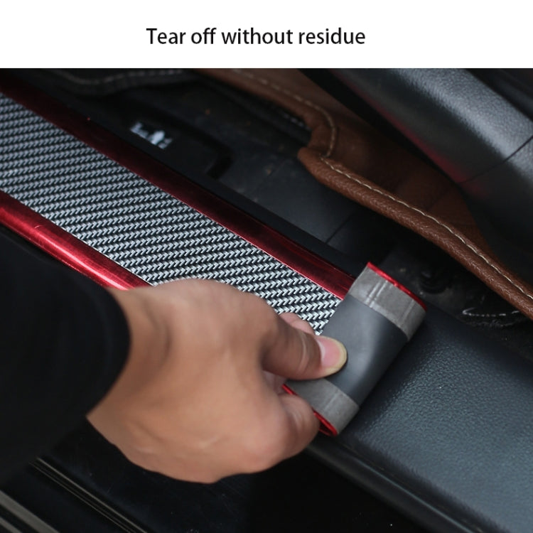 1m Car Bumper Anti-Collision Strip, Carbon Fiber Black 3cm, Carbon Fiber Black 5cm, Carbon Fiber Black 7cm, Carbon Fiber Black 10cm, Two-color Silver 3cm, Two-color Silver 5cm, Two-color Silver 7cm, Two-color Red 3cm, Two-color Red 5cm, Two-color Red 7...
