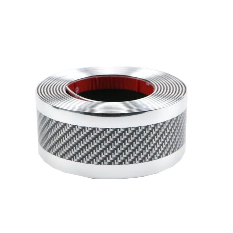 1m Car Bumper Anti-Collision Strip, Carbon Fiber Black 3cm, Carbon Fiber Black 5cm, Carbon Fiber Black 7cm, Carbon Fiber Black 10cm, Two-color Silver 3cm, Two-color Silver 5cm, Two-color Silver 7cm, Two-color Red 3cm, Two-color Red 5cm, Two-color Red 7...