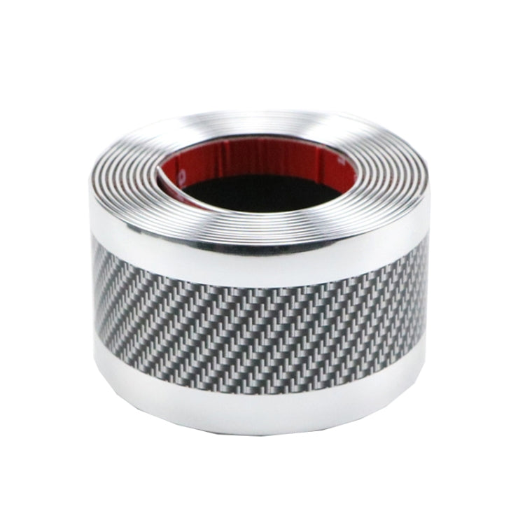 1m Car Bumper Anti-Collision Strip, Carbon Fiber Black 3cm, Carbon Fiber Black 5cm, Carbon Fiber Black 7cm, Carbon Fiber Black 10cm, Two-color Silver 3cm, Two-color Silver 5cm, Two-color Silver 7cm, Two-color Red 3cm, Two-color Red 5cm, Two-color Red 7...