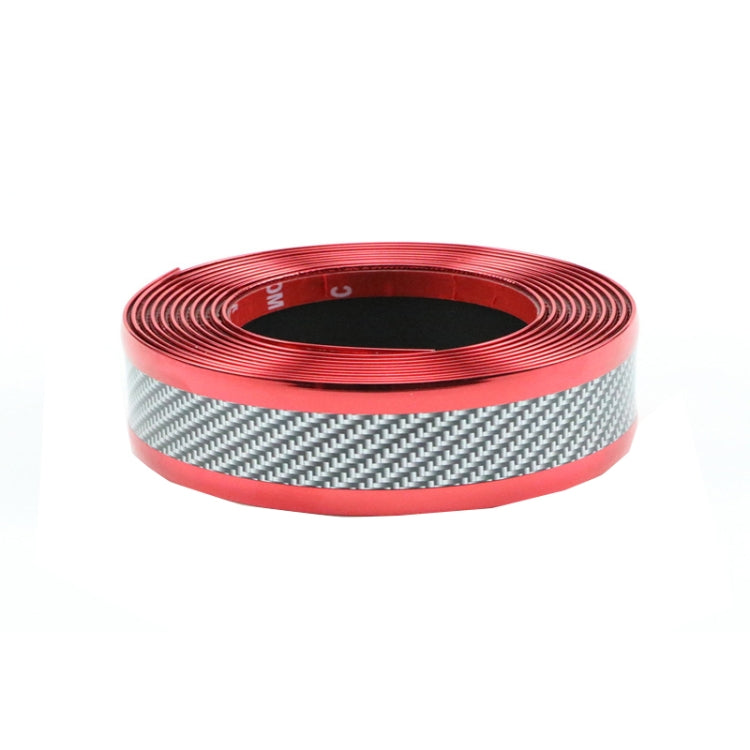 1m Car Bumper Anti-Collision Strip, Carbon Fiber Black 3cm, Carbon Fiber Black 5cm, Carbon Fiber Black 7cm, Carbon Fiber Black 10cm, Two-color Silver 3cm, Two-color Silver 5cm, Two-color Silver 7cm, Two-color Red 3cm, Two-color Red 5cm, Two-color Red 7...