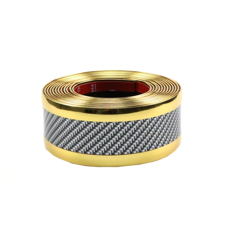 1m Car Bumper Anti-Collision Strip, Carbon Fiber Black 3cm, Carbon Fiber Black 5cm, Carbon Fiber Black 7cm, Carbon Fiber Black 10cm, Two-color Silver 3cm, Two-color Silver 5cm, Two-color Silver 7cm, Two-color Red 3cm, Two-color Red 5cm, Two-color Red 7...