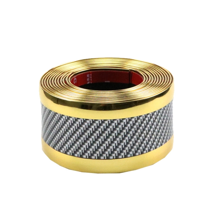 1m Car Bumper Anti-Collision Strip, Carbon Fiber Black 3cm, Carbon Fiber Black 5cm, Carbon Fiber Black 7cm, Carbon Fiber Black 10cm, Two-color Silver 3cm, Two-color Silver 5cm, Two-color Silver 7cm, Two-color Red 3cm, Two-color Red 5cm, Two-color Red 7...