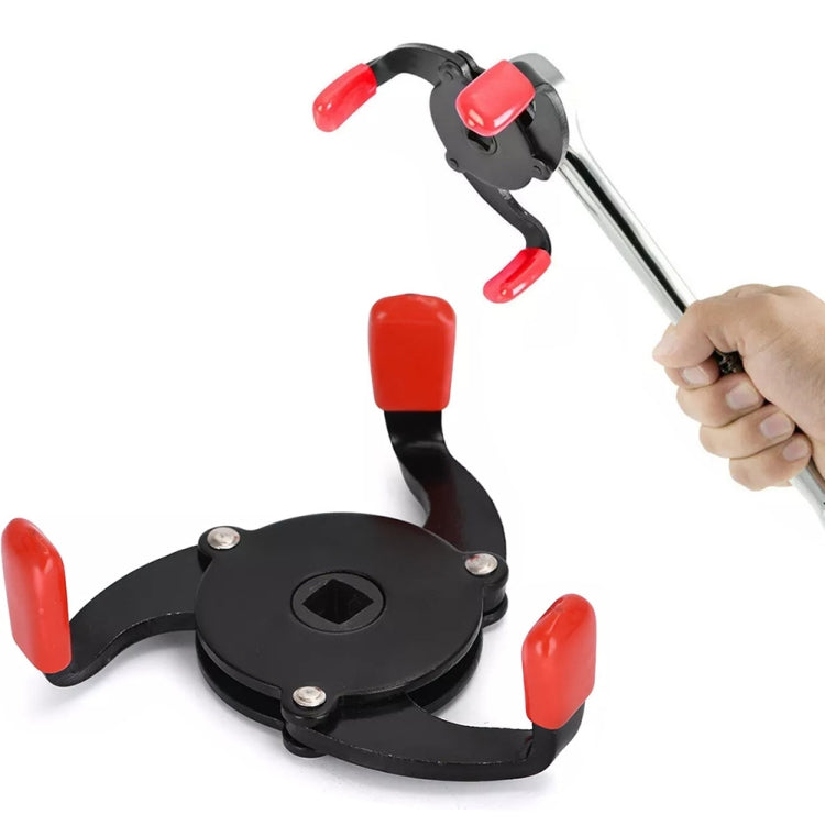 60-95mm Auto Car Repair Three Jaw Oil Filter Wrench Tool, 60-95mm