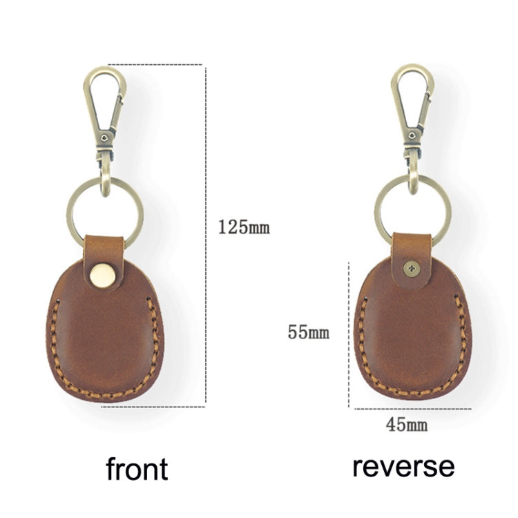 18Y-011 Vintage Leather Access Control Proximity Card Holder, Black, Brown, Coffe, Red, Green, Blue
