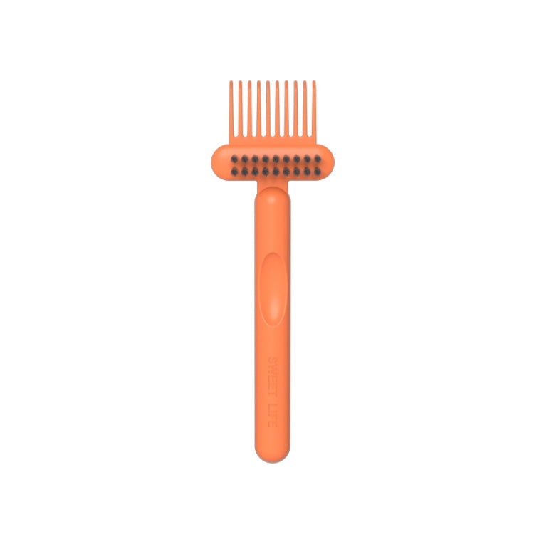 Comb Curling Iron Hollow Cleaning Brush, 17x5.5cm
