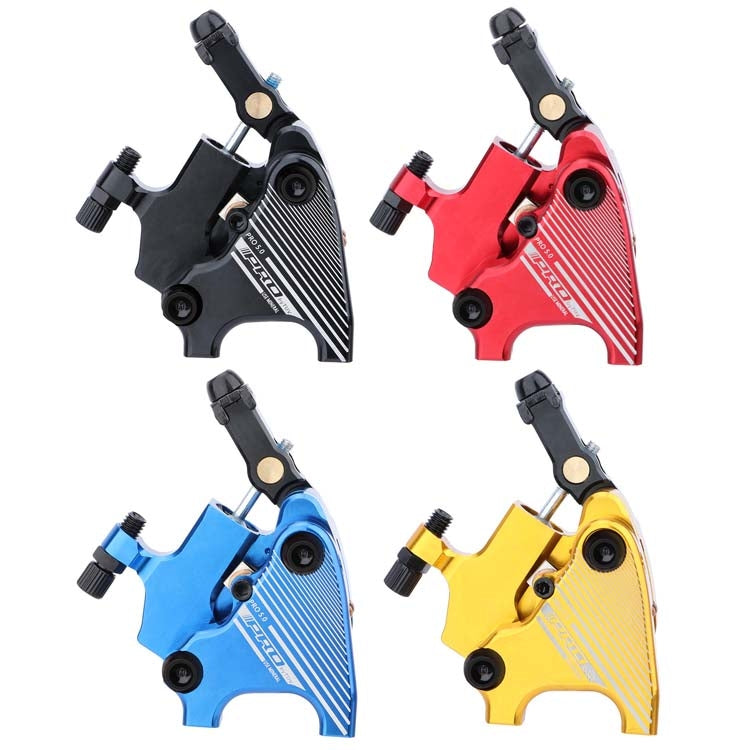 1 Pair IIIPRO Flat Mount Road Calipers Bilateral Brakes, Black, Red, Blue, Gold