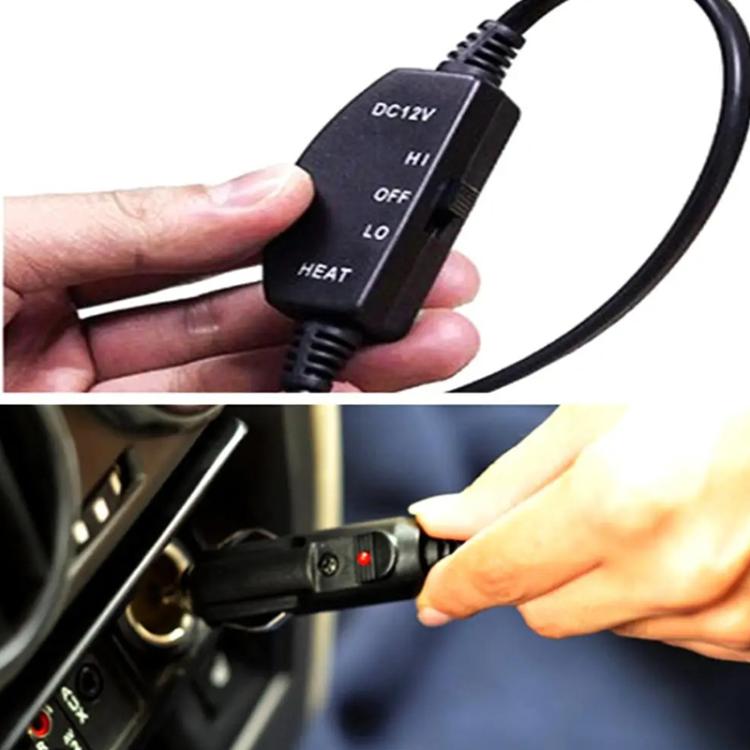 12V Car Winter Electric Heating Blanket, Temperature Control Type Red