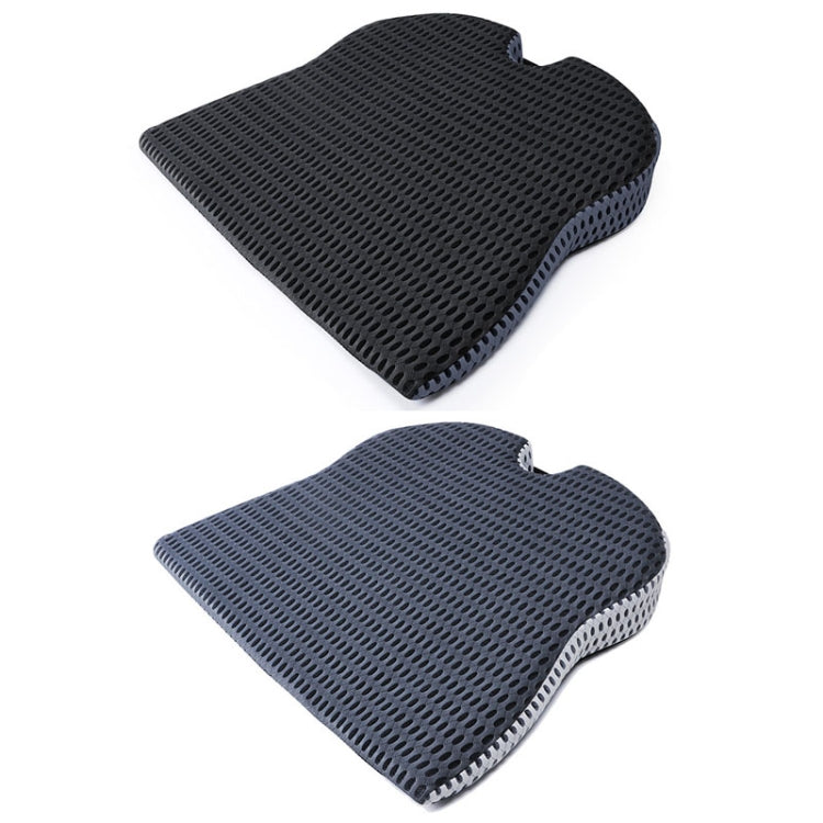 QFC040 U-shaped TThickened Memory Foam Car Seat Cushion, Black, Grey