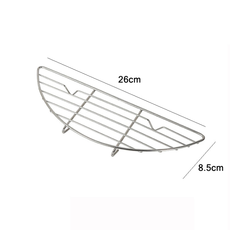 304 Stainless Steel Camping BBQ Frying Pan Steaming Rack, Size:, 26x8.5cm, 37x11cm