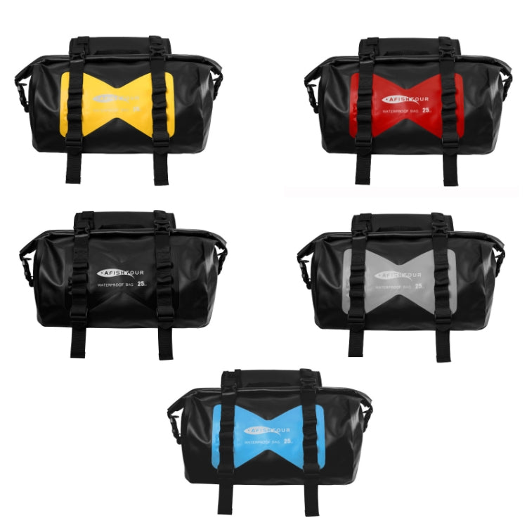 AFISHTOUR FM2021 Large Capacity Waterproof Motorcycle Rear Seat Bag, Yellow, Red, Black, Grey, Lake Blue