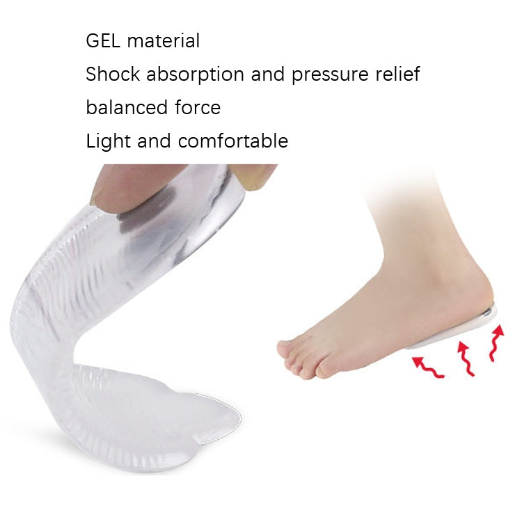 Inverted Magnet Correction Heel Pad, S 26-34 Code, M 35-39 Code, L 40-45 Code