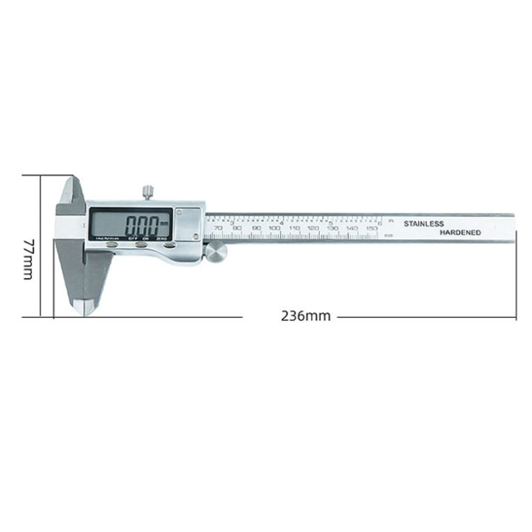 XIFENG Stainless Steel Digital Display Electronic Vernier Caliper, 0-200mm, 0-300mm