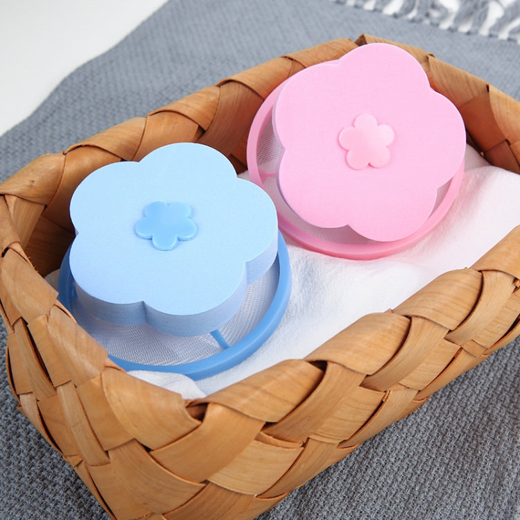 10 PCS C2096 Washing Machine Floating Material Filter Bag, Blue, Pink