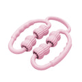 Ring-shaped Stovepipe Foam Roller Massage Roller(Random Color Deliver), 4-wheel Ring Random Color Deliver