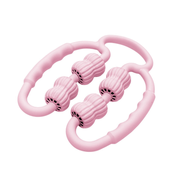 Ring-shaped Stovepipe Foam Roller Massage Roller(Random Color Deliver), 4-wheel Ring Random Color Deliver