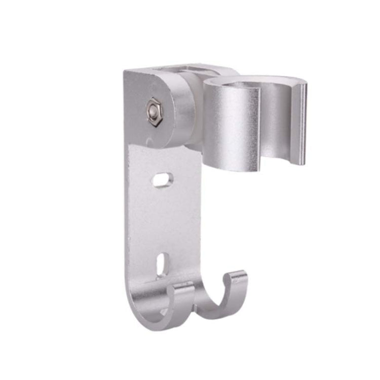 Space Aluminum Shower Base Bracket, With Hook, Curved Seat