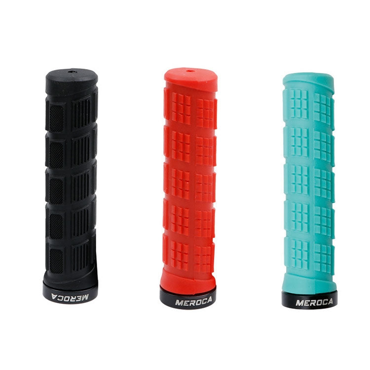 MEROCA Mountain Bike Anti-slip Shock Absorber Riding Grip Cover, Style:, One Side Lock ME38 Black, One Side Lock ME38 Red, One Side Lock ME38 Sky Blue, Bilateral Lock Thread ME15 Black, Bilateral Lock Thread ME15 Red, Bilateral Lock Thread ME15 Green  ...