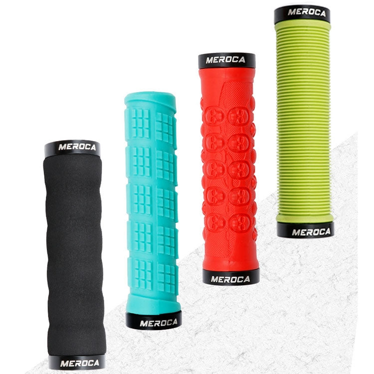 MEROCA Mountain Bike Anti-slip Shock Absorber Riding Grip Cover, Style:, One Side Lock ME38 Black, One Side Lock ME38 Red, One Side Lock ME38 Sky Blue, Bilateral Lock Thread ME15 Black, Bilateral Lock Thread ME15 Red, Bilateral Lock Thread ME15 Green  ...