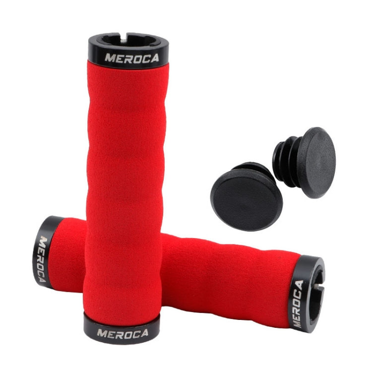 MEROCA Mountain Bike Anti-slip Shock Absorber Riding Grip Cover, Style:, One Side Lock ME38 Black, One Side Lock ME38 Red, One Side Lock ME38 Sky Blue, Bilateral Lock Thread ME15 Black, Bilateral Lock Thread ME15 Red, Bilateral Lock Thread ME15 Green  ...