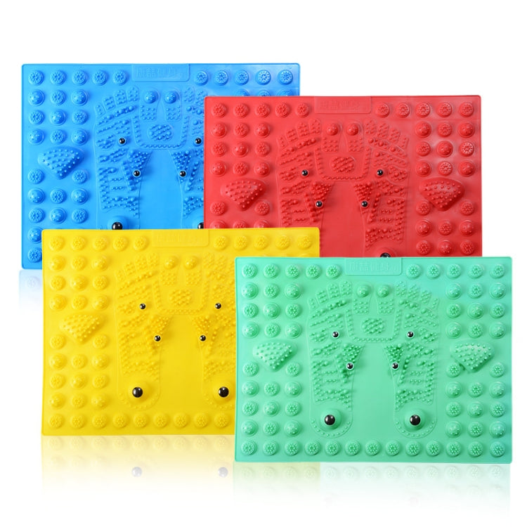 Fitness Toe Pressing Board Foot Magnetic Therapy Massage Pad, Blue, Green, Yellow, Red
