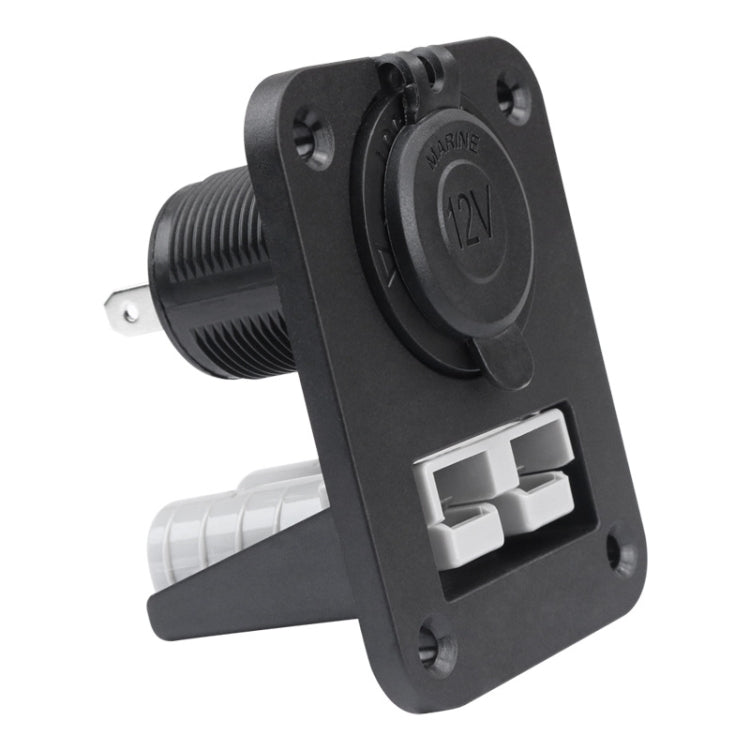 Andersen Panel Large Current Plug With 12V Cigarette Lighter Panel Combination, PA5403