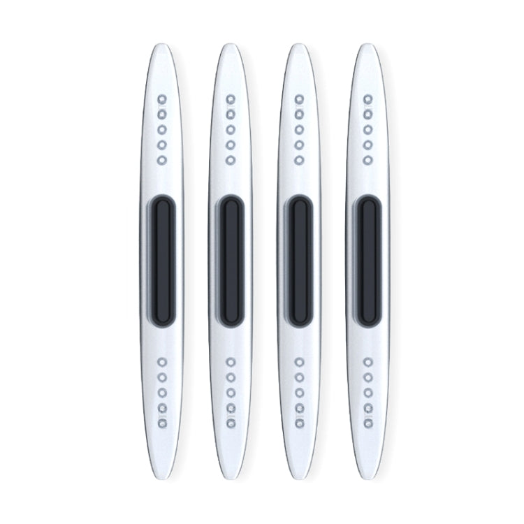 4 PCS Car Door Anti-Static Silicone Airbag Anti-Collision Strip, Black, White, Transparent