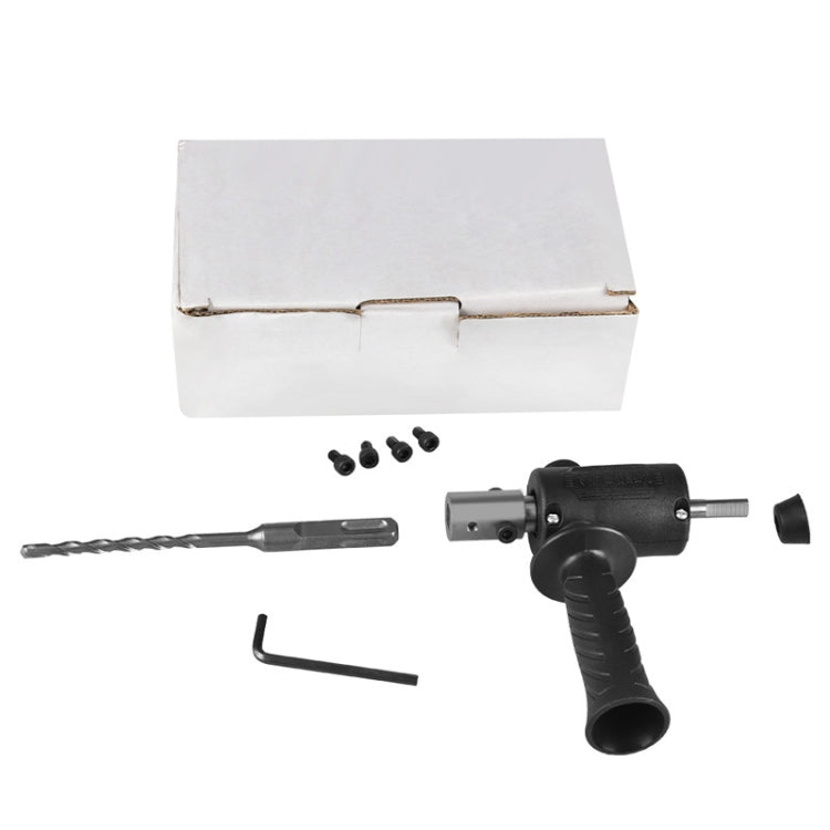 Electric Drill to Electric Hammer Conversion Head Electric Hammer Modification Accessories, Orange, Black