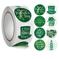 Four Leaf Clover Festival Adhesive Decorative Stickers, K-215, K-216, K-217, K-218, K-219