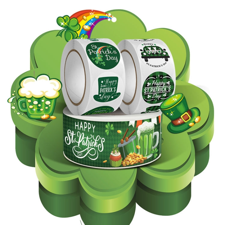 Four Leaf Clover Festival Adhesive Decorative Stickers, K-215, K-216, K-217, K-218, K-219