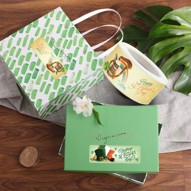 Four Leaf Clover Festival Adhesive Decorative Stickers, K-215, K-216, K-217, K-218, K-219