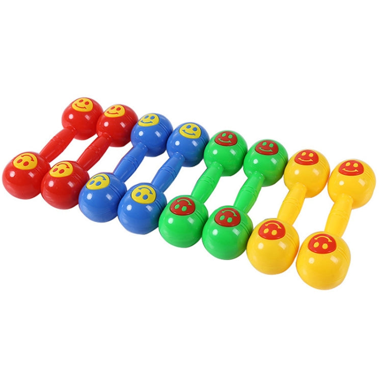10 PCS Kindergarten Children Morning Exercise Plastic Rattle, Red, Yellow, Blue, Green