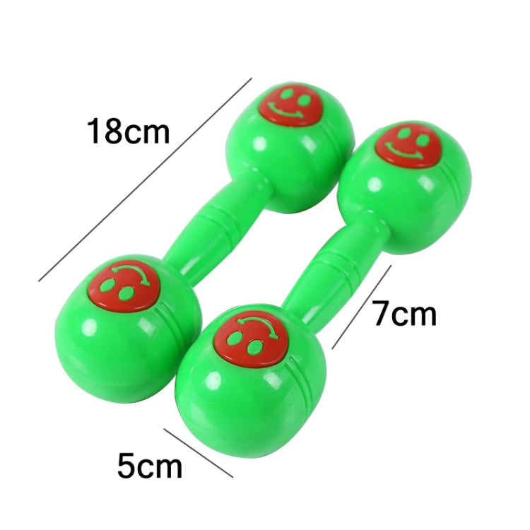 10 PCS Kindergarten Children Morning Exercise Plastic Rattle, Red, Yellow, Blue, Green