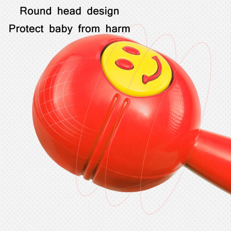 10 PCS Kindergarten Children Morning Exercise Plastic Rattle, Red, Yellow, Blue, Green