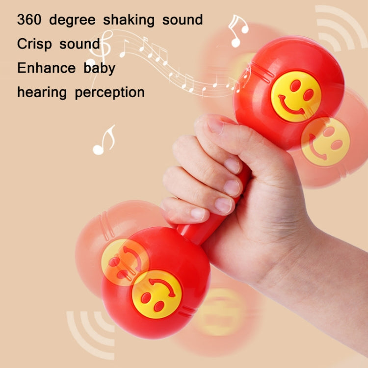 10 PCS Kindergarten Children Morning Exercise Plastic Rattle, Red, Yellow, Blue, Green