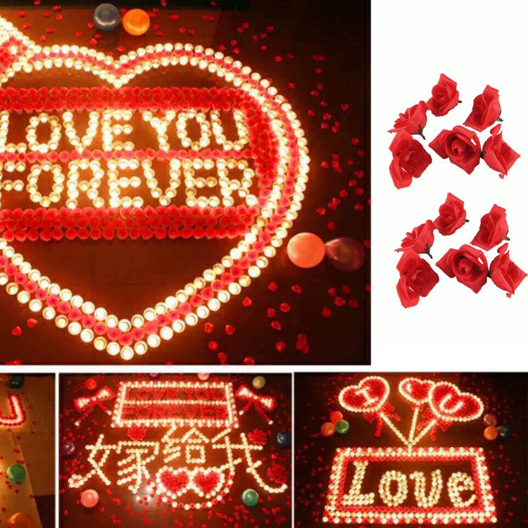 50pcs /Pack Simulation Rose Wedding Home Decoration Petals