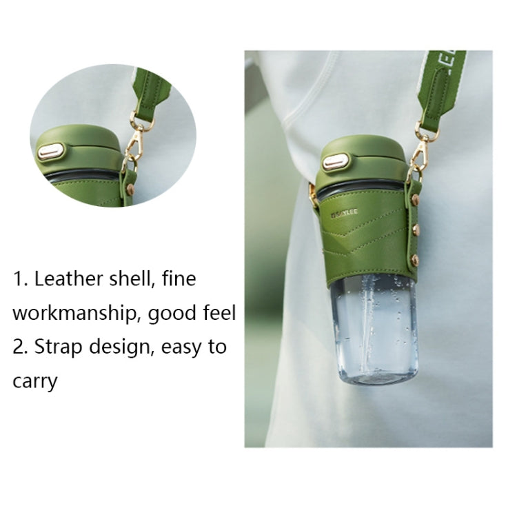 Saylee 500ML Borosilicate Glass Straw Cup