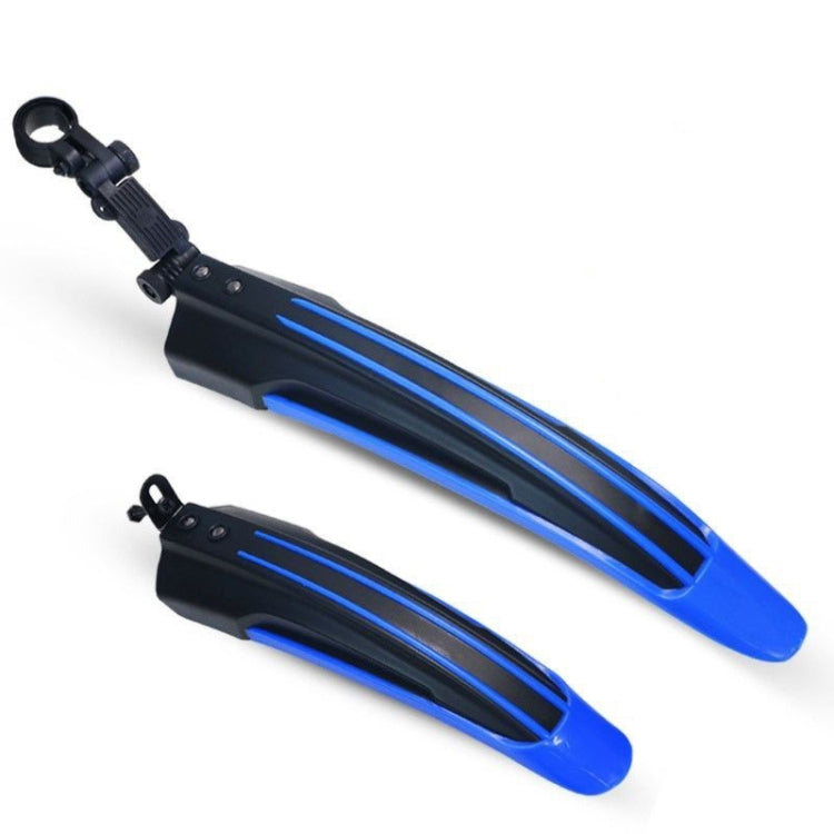 1 Set  Dual Color Bicycle Mudguard Mountain Bike Fenders Set, Black Red, All Black, Dark Blue, Black Light Blue, Black Green, Black and White, Dark Grey, Black Yellow
