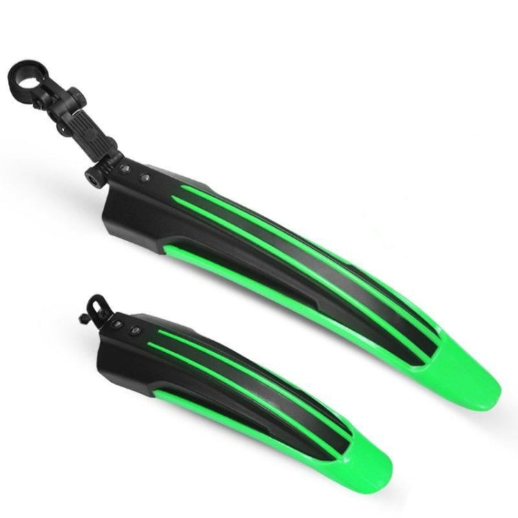 1 Set  Dual Color Bicycle Mudguard Mountain Bike Fenders Set, Black Red, All Black, Dark Blue, Black Light Blue, Black Green, Black and White, Dark Grey, Black Yellow