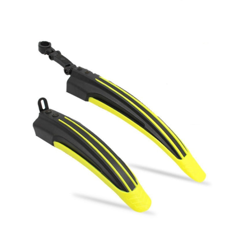 1 Set  Dual Color Bicycle Mudguard Mountain Bike Fenders Set, Black Red, All Black, Dark Blue, Black Light Blue, Black Green, Black and White, Dark Grey, Black Yellow