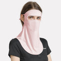 GOLOVEJOY Summer Ice Silk Sunscreen Face Shield  Ladies Outdoor Neck Protection Veil, Neck Protection Purple, Neck Protection Pink, Neck Protection Gray, Neck Protection Blue, Neck Protection White