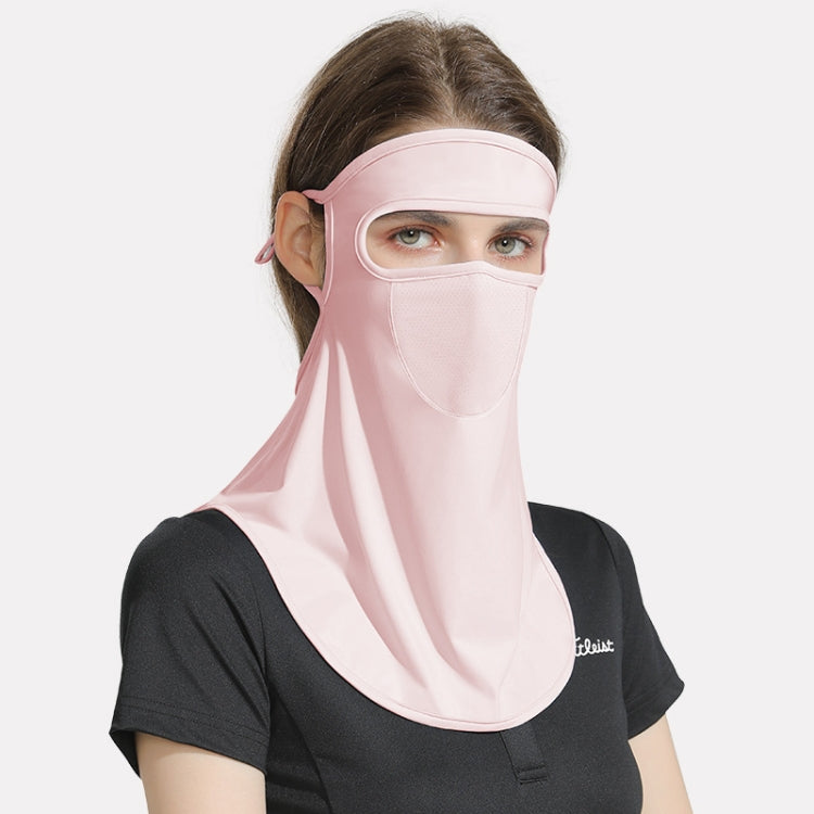 GOLOVEJOY Summer Ice Silk Sunscreen Face Shield  Ladies Outdoor Neck Protection Veil, Neck Protection Purple, Neck Protection Pink, Neck Protection Gray, Neck Protection Blue, Neck Protection White