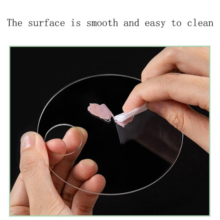 Acrylic Makeups Manicure Transparent Palette With Color Stick, Specification: Elliptical Plate+Stick, Elliptical Plate+Stick, Round Plate+Stick, Love Plate+Stick, Half-ring Plate+Stick, Square Plate+Stick