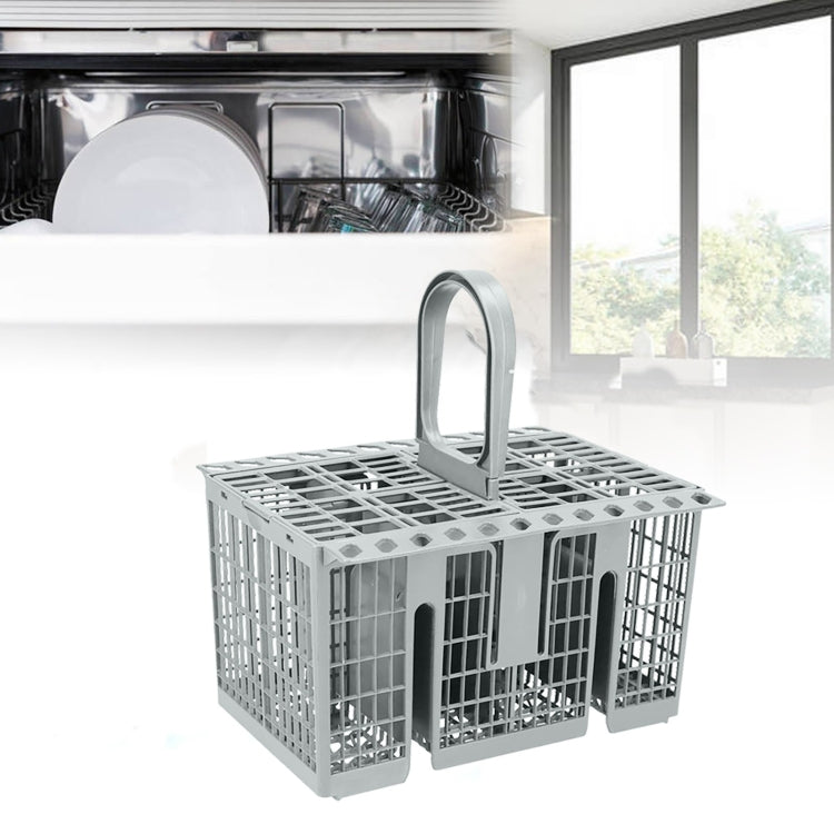 For Hotpoint Dishwasher Cutlery Basket Cage with Removable Handle, Dishwasher Storage Box